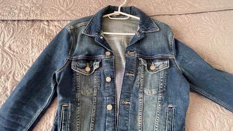 Riflová bunda, h&m,36