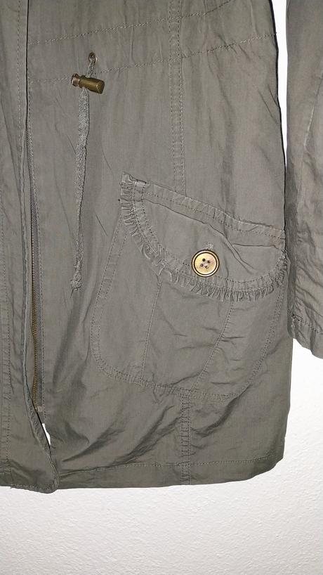 Olivová bunda - párka zn. denim co, denim co,m