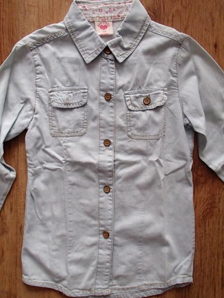 Dievčenská rifľová košeľa v.116, glo-story,116