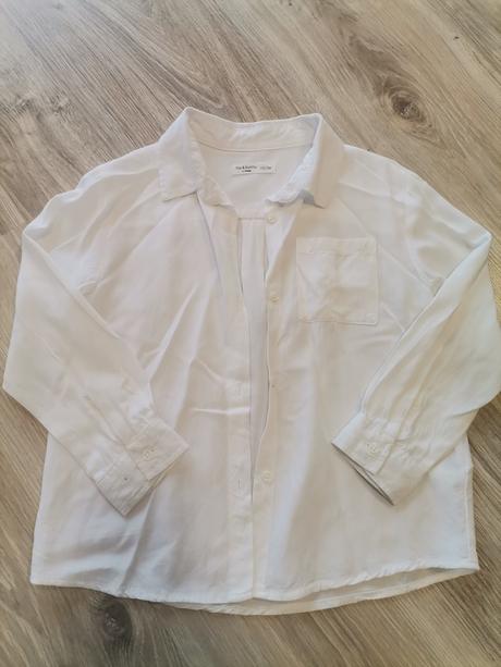 Dievčenska biela blúzka, sinsay,110