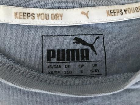 Tričko, zn. puma, vel. 116, vek. - 5 az 6 rokov, puma,116