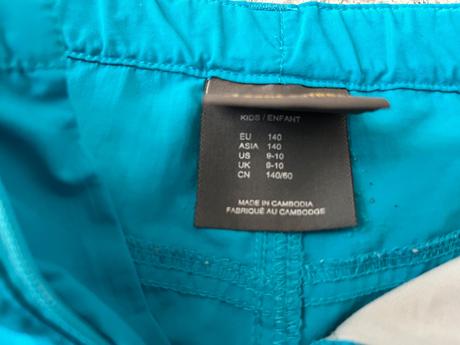 Funkčné kraťasy jack wolfskin, jack wolfskin,140