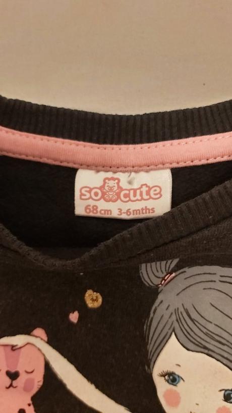 Mikina 68 dievčatko, pepco,68