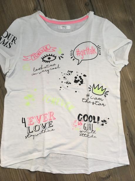 Tričko s nápismi 122-128, pepco,122