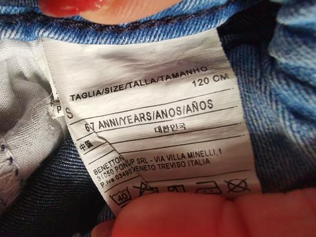 Chlapčenské rifle benetton, č. 122, benetton,122