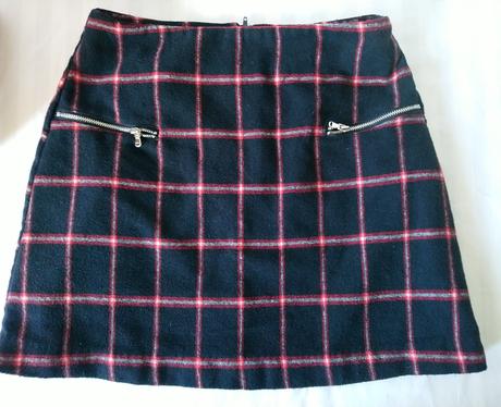 Dámska čierno červená károvaná sukňa, atmosphere, atmosphere,xs