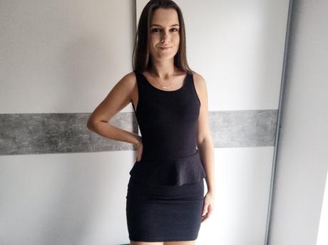 Šaty s volánom, h&m,xs