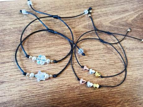 Pletené,šnúrkové handmade náramky,