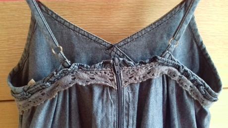 Rifľové šaty, h&m,122