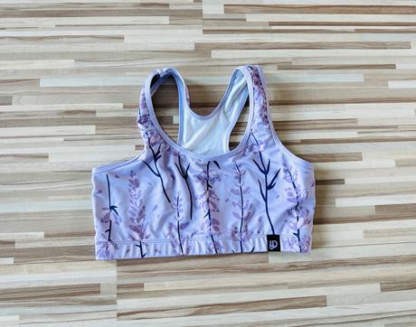 Športová podprsenka levanduľa dedoles, m