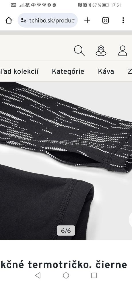 Tchibo funkčné termo tričko, tchibo,s