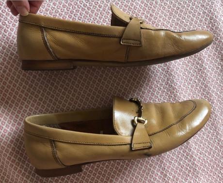 Bledohnedé kožené mokasíny gino rossi, 38, gino rossi,38