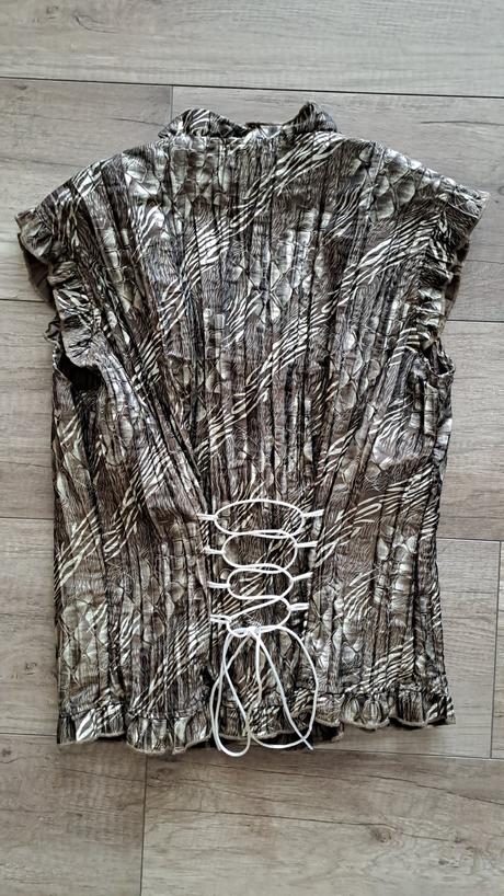 Bluzka zlato-hneda, 38