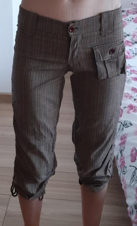 Hnede 3/4 nohavice, m