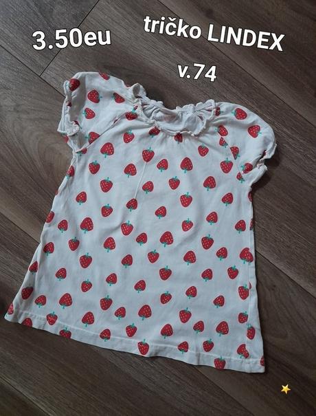 Tričko lindex, lindex,74