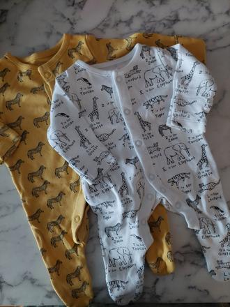 2x pyžamko/overal, f&f,50