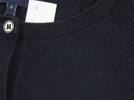 Tmavo-modrý na gombíky pulóver next veľ. 34, next,34
