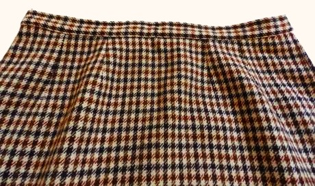 Hrubá teplá kabátová rovná sukňa, xl