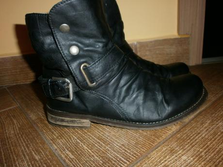 Teplučké kotníkové čižmy z pravej kože buffalo, 39