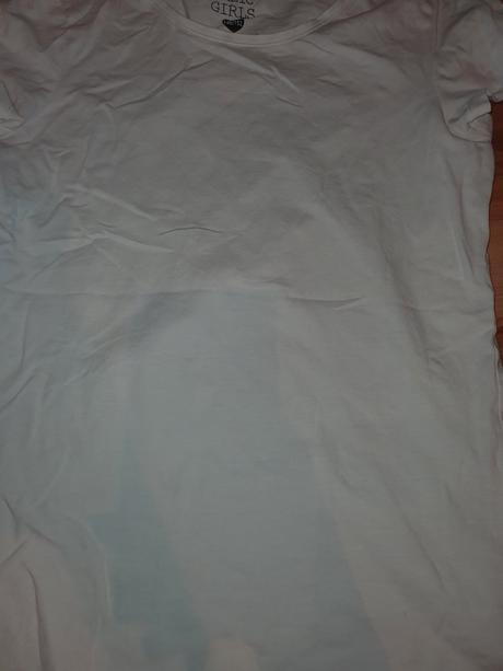 Tričko biele basic 146-152, 146