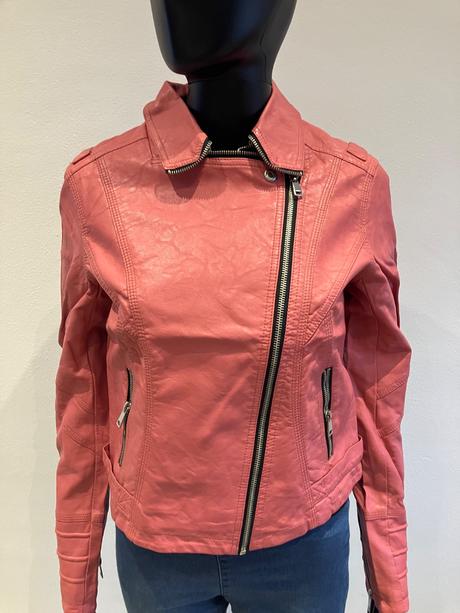 Dámsky koženkový kabát river island (38), river island,m