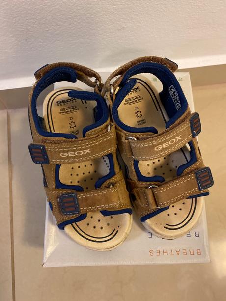 Kožené sandále, geox,25