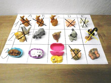 Kinder zvieratka, cena za 1ks 0,25eur,