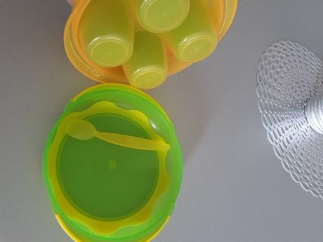 Detský cestovný jedálenský set nový, 