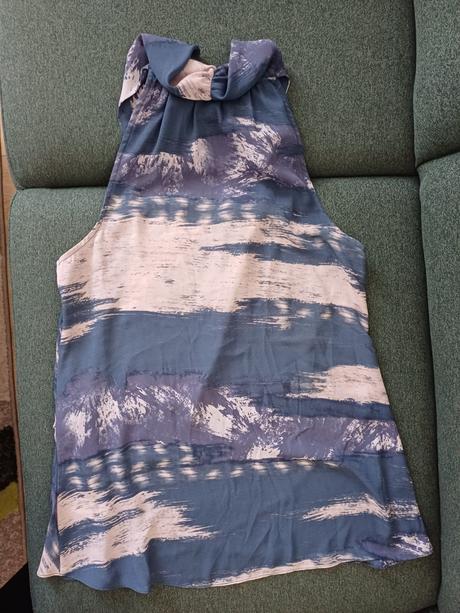 Modro-biela bluzka/tielko, warehouse,40