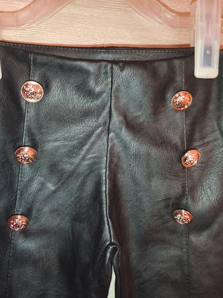 Dievčenské kožené nohavice 8r, 128