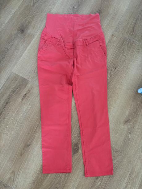 Tehotenské letne chino nohavice, h&m,42