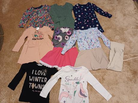 Balik oblecenia velkost 110 pre dievca, 104–116