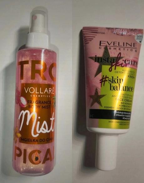 Telový sprej tropical mist + krem eveline,