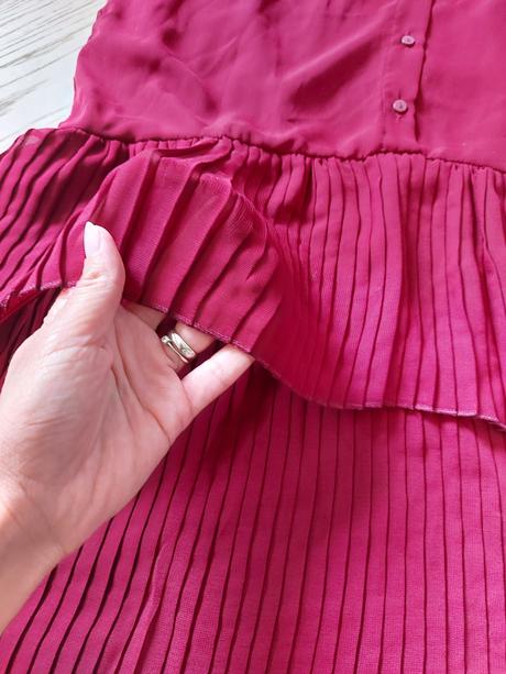 Večerné šaty so skladanou sukňou- top stav, sinsay,xs