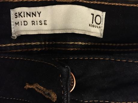 Rifle skinny tmavomodre next, next,38