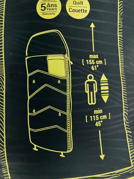 Detský spací vak, quechua