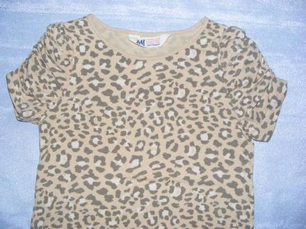 Tigrované tričko h&m - 110/116, h&m,110