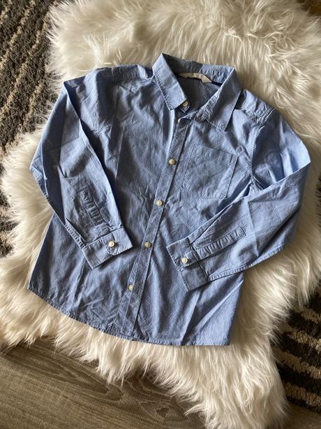 Košeľa s bodkami, h&m,128