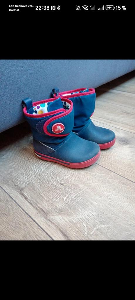 Chlapčenské čižmy crocs c9-25/26, crocs,25