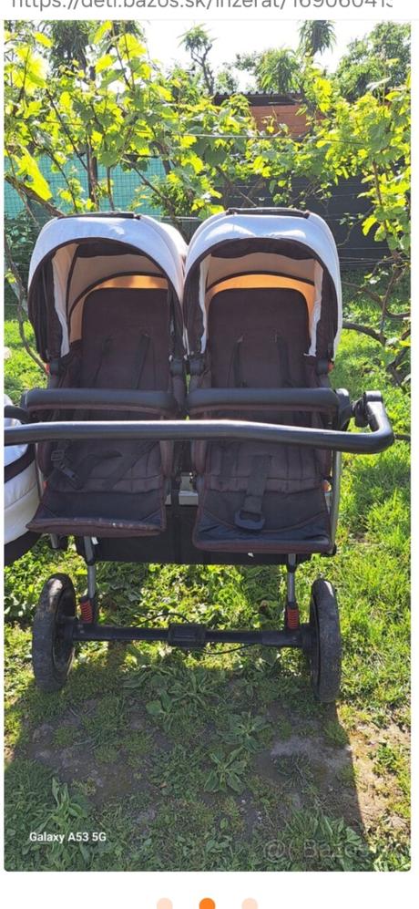 Kočík pre dvojičky, mamakiddies,mamakiddies twin