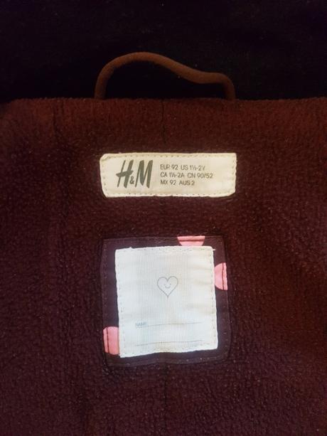 Zimná nepremokavá bunda h&m, h&m,92