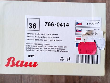 Staršie lodičky, baťa,36