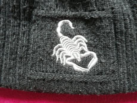 Chlapčenská čiapka so škorpiónom,