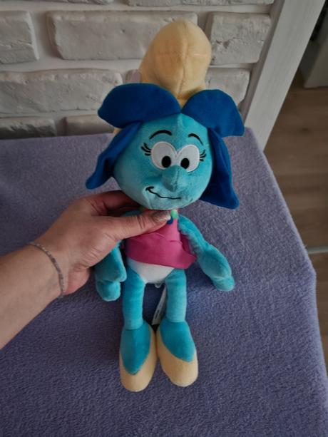 Šmoulinka cca 30-40 cm vhodna ako darcek, 