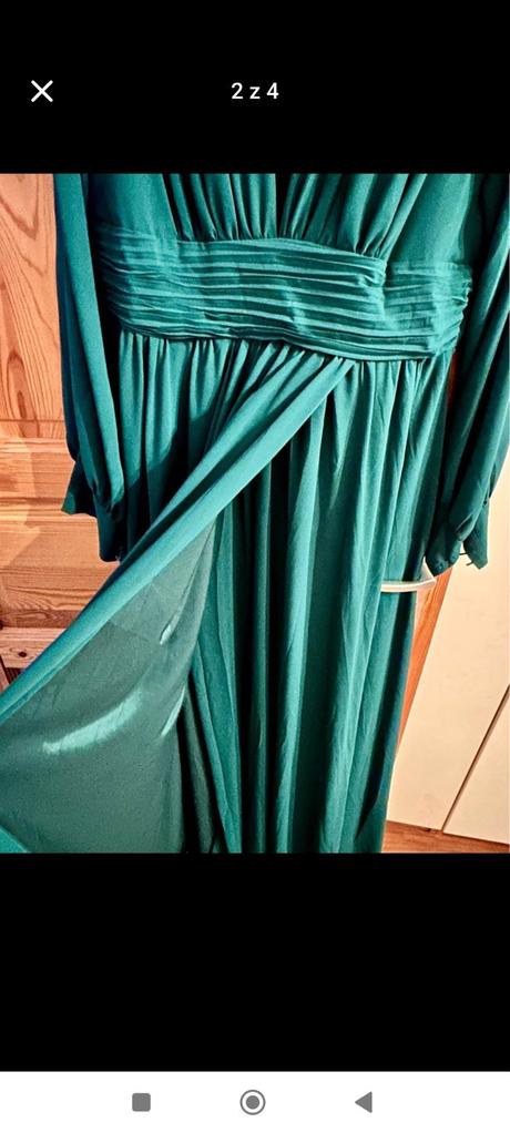 Krásne zelené šaty veľkosť 46, 46