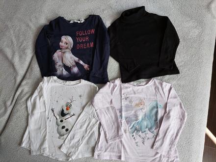 Tričko dlhý rukáv h&m frozen, h&m,110