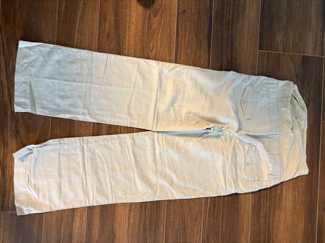 Tehotenské plátené nohavice, yessica,42