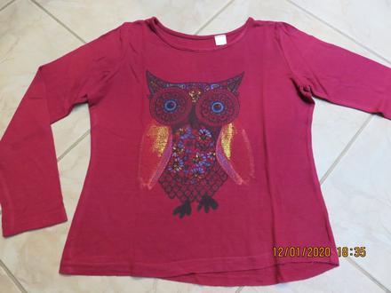 Tričko so sovou, bonprix,128