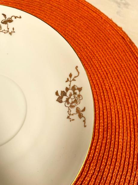 Starožitné dezertné tanieriky - 4 ks, 