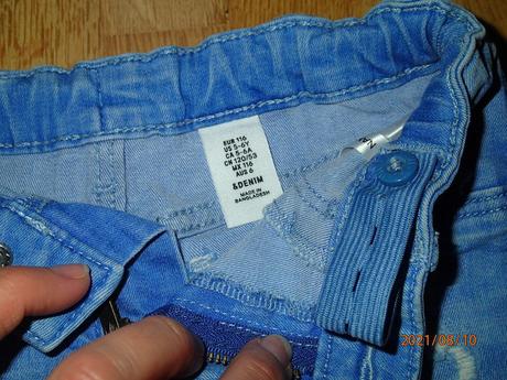 Kraťasy hm, h&m,116